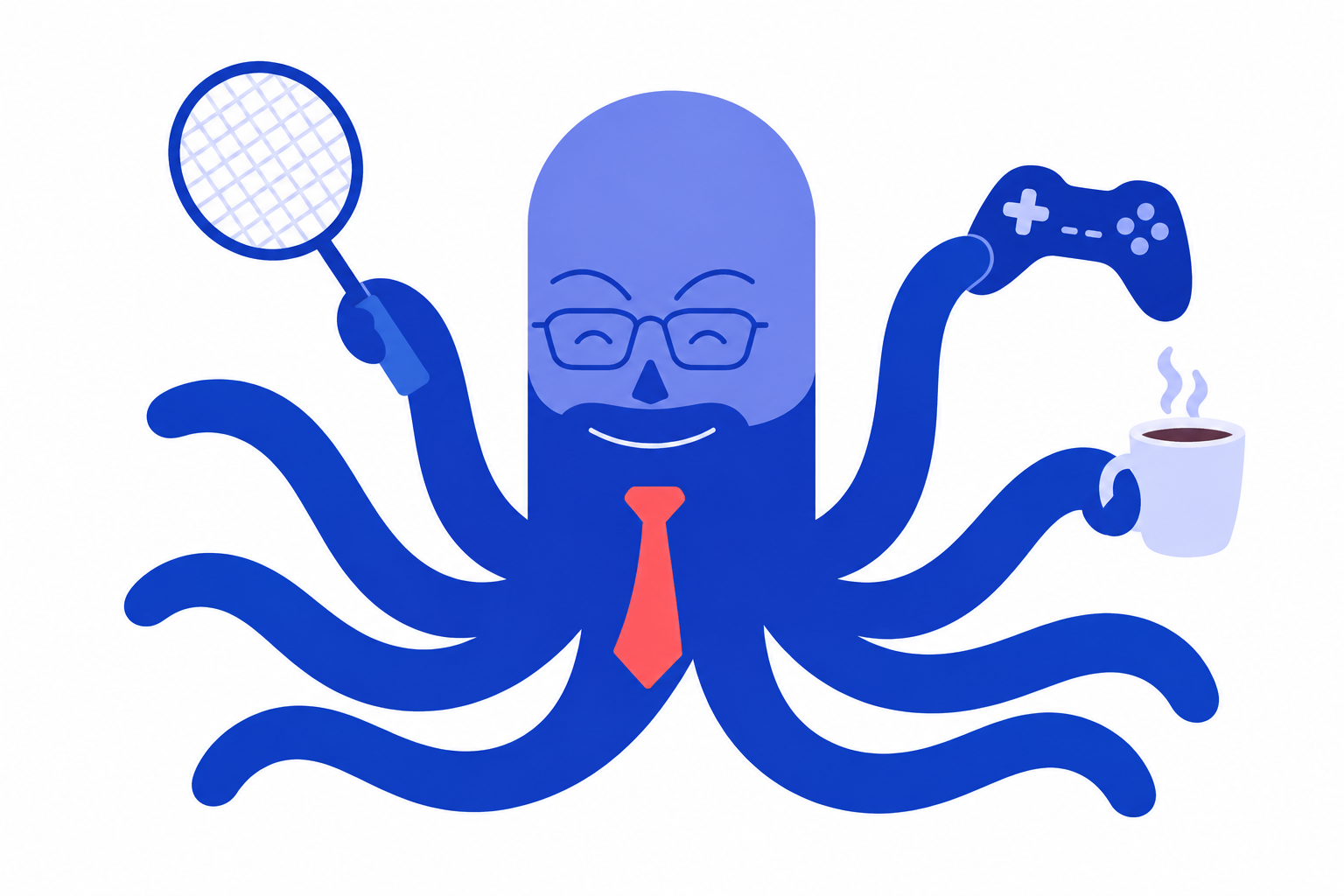 OctoPlus enjoying hobbies with the team